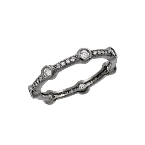 Oxidized Eternity Ring - Jewelry Buzz Box
