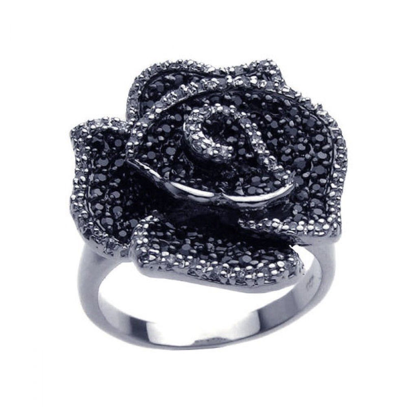 Black Rose Ring - Jewelry Buzz Box
