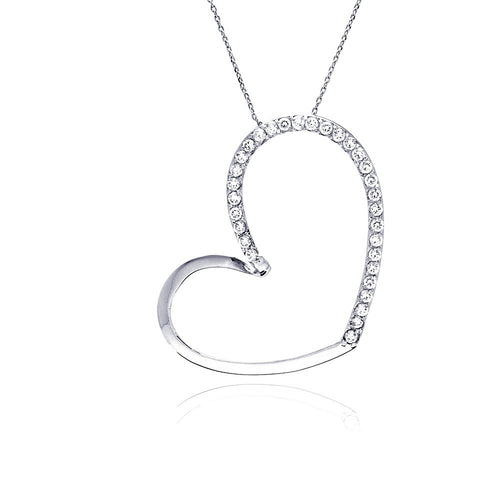 Halved Heart Necklace - Jewelry Buzz Box
