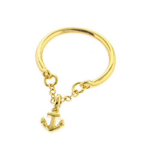 Anchor Charm Ring - Jewelry Buzz Box
 - 2
