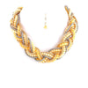 Beautiful Braid Necklace Set - Jewelry Buzz Box
 - 2