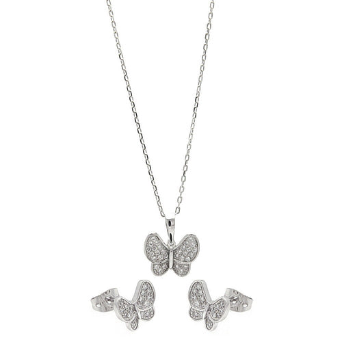 Flutter Necklace and Earring Set - Jewelry Buzz Box
