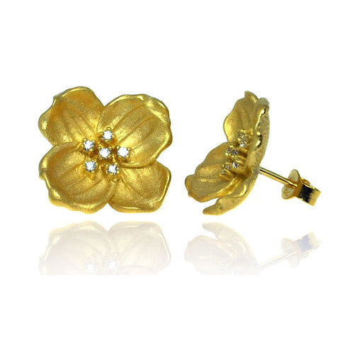 Gardenia Earrings - Jewelry Buzz Box
