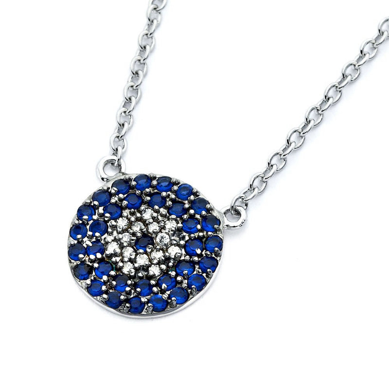 Deep Blue Eye Necklace - Jewelry Buzz Box

