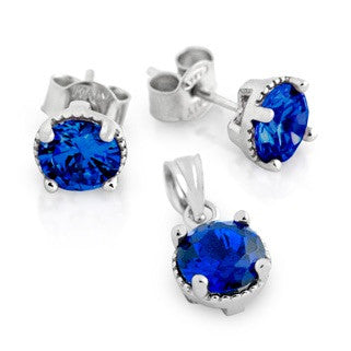 Sapphire Blue Earring - Jewelry Buzz Box
 - 1