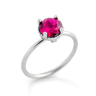 July Ruby Birthstone Ring - Jewelry Buzz Box
 - 1