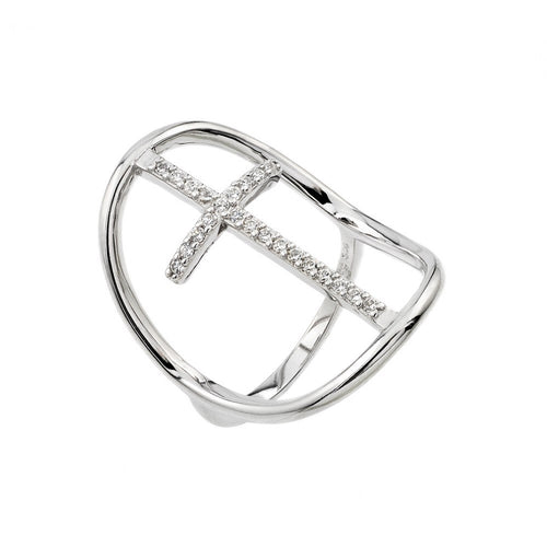Cross Sheild Ring - Jewelry Buzz Box
