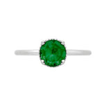 Emerald May Birthstone Ring - Jewelry Buzz Box
 - 2