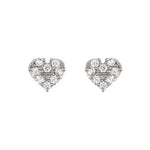 Cute Heart Stud Earrings - Jewelry Buzz Box
 - 1