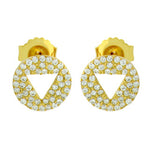Triangle Cut-Out Earrings - Jewelry Buzz Box
 - 4