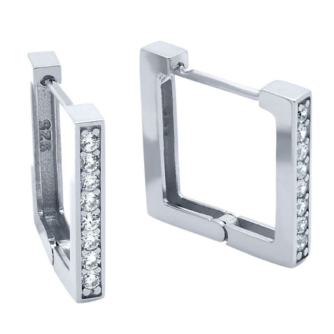 Amaze Square Hoop Earrings – Jewelry Buzz Box