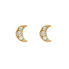 Moon Stud Earrings - Jewelry Buzz Box
 - 5