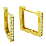 Amaze Square Hoop Earrings - Jewelry Buzz Box
 - 2