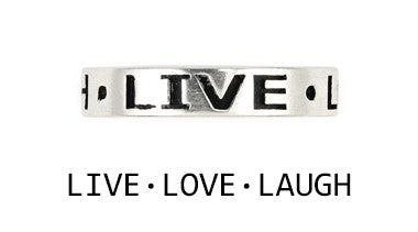 Live, Love, Laugh Ring - Jewelry Buzz Box
 - 1