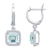 Blue Topaz Earrings - Jewelry Buzz Box
 - 1
