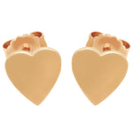 High-polished Heart Studs - Jewelry Buzz Box
 - 6