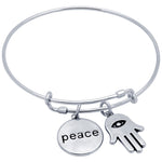 Peace Expandable Bracelet - Jewelry Buzz Box
 - 1