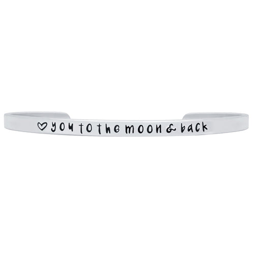 Moon & Back Bangle Cuff - Jewelry Buzz Box
 - 2