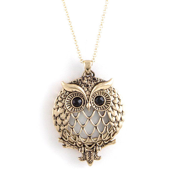 Wise Owl Magnify Necklace - Jewelry Buzz Box
 - 1