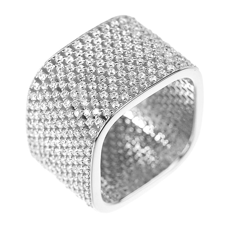 Stop And Stare Square Ring - Jewelry Buzz Box
 - 3