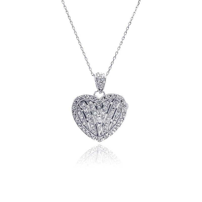 Heart Locket Necklace - Jewelry Buzz Box
